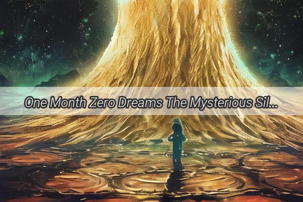 One Month Zero Dreams The Mysterious Silence of the Nights Narrator